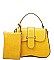 2 IN 1 CROC PATTERN CROSSBODY BAG WITH COIN PURSE