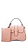 2 IN 1 CROC PATTERN CROSSBODY BAG WITH COIN PURSE