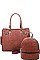 2 IN 1 CLOVER ENGRAVED TOTE AND BACKPACK