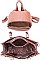 2 IN 1 CLOVER ENGRAVED TOTE AND BACKPACK