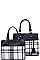 2 IN 1 SATCHEL SET WITH LONG STRAP