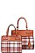 2 IN 1 SATCHEL SET WITH LONG STRAP