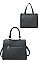 2 IN 1 SATCHEL SET WITH LONG STRAP