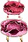 3 IN 1 2 DOMED SATCHEL BAGS AND CLUTCH SET