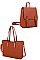 3 IN 1 SATCHEL BACKPACK AND CLUTCH SET