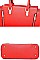 3IN1 MODERN SATCHEL BACKPACK AND CLUTCH SET