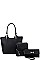 3 IN 1 MODERN SATCHEL BACKPACK AND CLUTCH SET