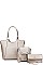 3 IN 1 MODERN SATCHEL BACKPACK AND CLUTCH SET