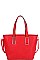 3IN1 STYLISH FASHION SHOPPER BACKPACK AND CLUTCH SET