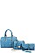 3IN1 FASHION BOSTON BAG CROSSBODY AND CLUTCH SET