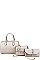 3IN1 FASHION BOSTON BAG CROSSBODY AND CLUTCH SET