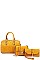 3IN1 FASHION BOSTON BAG CROSSBODY AND CLUTCH SET