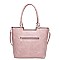 3IN1 SMOOTH STYLISH TOTE BAG WITH MINI BACKPACK AND CLUTCH SET