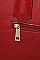3IN1 FASHION PLAIN SMOOTH STYLE TOTE BAG WITH CROSSBODY AND CLUTCH SET