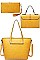 3 IN 1 TOTE CROSSBODY AND CLUTCH SET