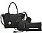 3 IN 1 FLORAL TOTE BAG WITH EARS MINI BAG AND CLUTCH SET