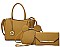 3 IN 1 FLORAL TOTE BAG WITH EARS MINI BAG AND CLUTCH SET