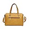 3 IN 1 TRENDY SMOOTH STUD STRAP DESIGN DUFFEL BAG AND CLUTCH SET
