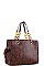 PYTHON PATTERN TOTE BAG WITH LONG STRAP