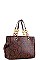 PYTHON PATTERN TOTE BAG WITH LONG STRAP