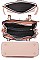 3 IN 1 TRENDY TASSEL PIECE TOTE BAG AND CLUTCH SET