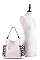 3 IN 1 LEOPARD DESIGN HOBO BAG SET