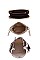 3 IN 1 LEOPARD DESIGN HOBO BAG SET