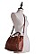 DESIGNER FASHION MODERN SATCHEL WITH LONG STRAP