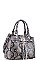 SNAKE SATCHEL FRONT TASSEL WITH LONG STRAP
