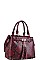 SNAKE SATCHEL FRONT TASSEL WITH LONG STRAP