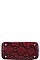 SNAKE SATCHEL FRONT TASSEL WITH LONG STRAP