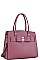 2 IN 1 RIBBON ACCENT SATCHEL WITH WALLET