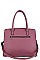 2 IN 1 RIBBON ACCENT SATCHEL WITH WALLET