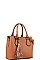 CUTE TASSEL ACCENT SATCHEL WITH LONG STRAP