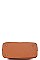 CUTE TASSEL ACCENT SATCHEL WITH LONG STRAP