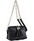 STYLISH DOUBLE TASSEL LONG CHAIN CROSSBODY BAG