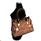 Side Push-lock Accent 2 in 1 Satchel ,LF093-LP