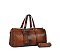 Ostrich Croc 2-in-1 Duffle & Makeup Pouch Set