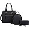 Fashion Zipper 3-in-1 Satchel Set