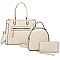 Fashion Zipper 3-in-1 Satchel Set