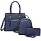 Fashion Zipper 3-in-1 Satchel Set