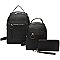 Pebble Stripe Quilted 3-in-1 Backpack Set