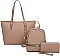 Saffiano Quality 3-in-1 Shopper Set