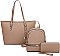 Saffiano Quality 3-in-1 Shopper Set