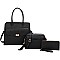 3-in-1 Satchel Set With Cross-Body & Wallet