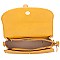 2-in-1 Bamboo Top Handle Flap Satchel