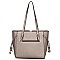 V Accent 3-in-1 Shopper Tote/Satchel Set