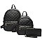 Quilted Classic 3-in-1 Backpack Set