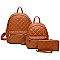 Quilted Classic 3-in-1 Backpack Set