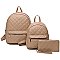 Quilted Classic 3-in-1 Backpack Set